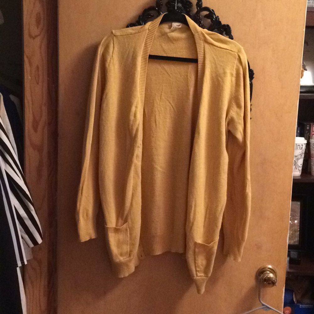 Mustard cardigan
